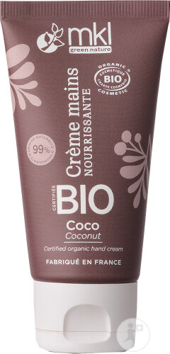 MKL Green Nature Crème Mains Bio Nourrissante Et Réparatrice Coco 50ml