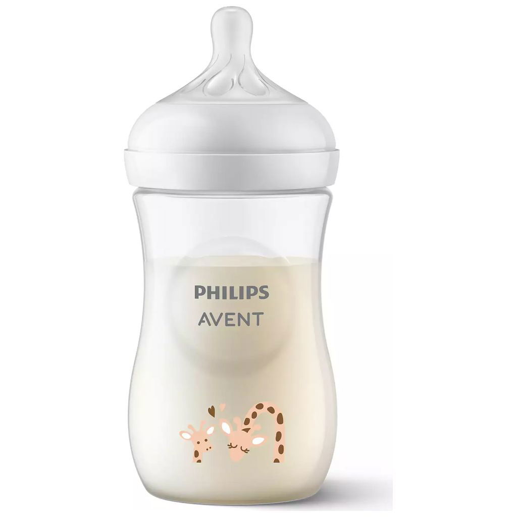 Philips AventPhilips Avent   Natural Response Babyflasche mit Motiv Giraffe