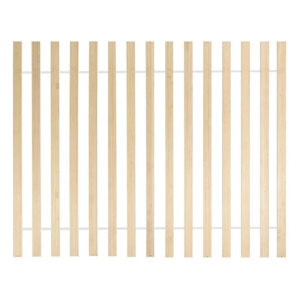 SALERNAS - Tweepersoonsbed - Zwart - 140 x 200 cm - Dennenhout