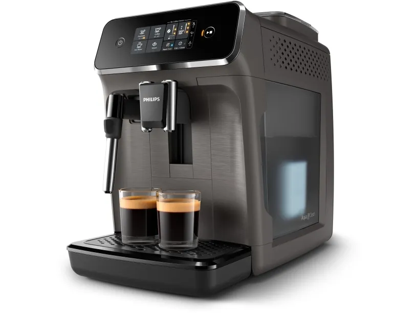 Philips Series 2200 EP2224 - Automatisk kaffemaskine med mælkeskummer - 15 bar - kashmirgrå