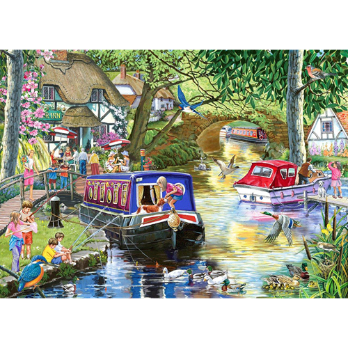 L'été sur la rivière 1000pc puzzle