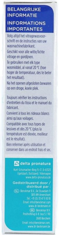 Dr. Beckmann Vitrage Wit 3x40 gram