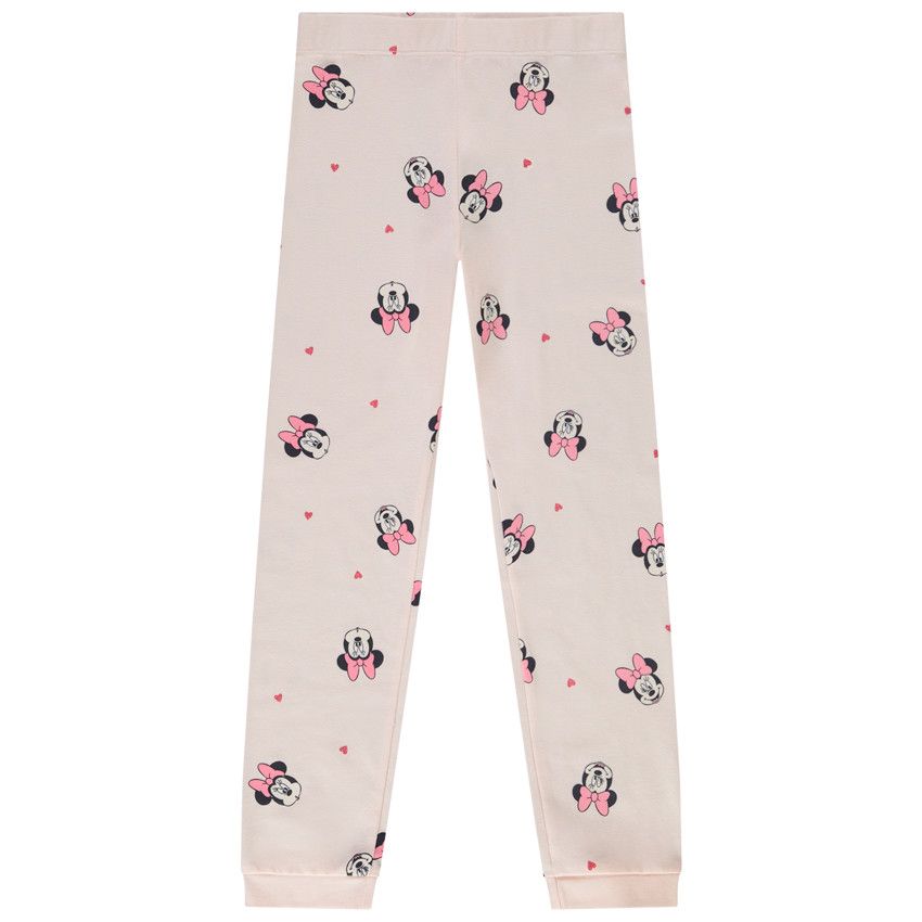 Set pyjama en jersey Minnie Disney pour fille - Rose
