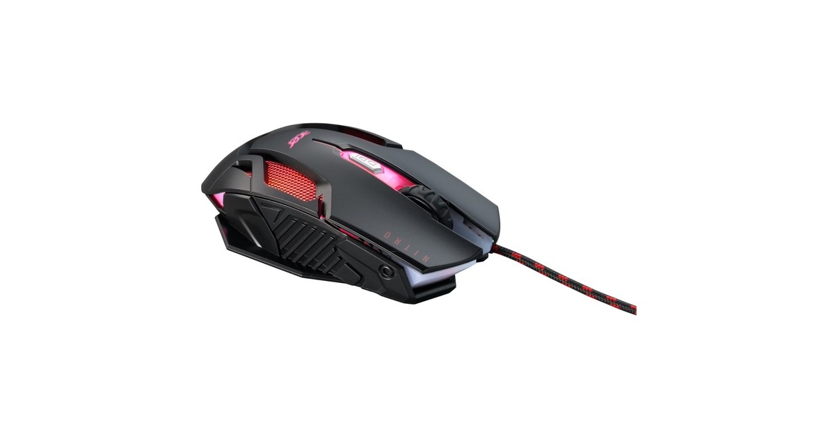 AcerNitro Gaming NMW200 gaming muis  (Zwart, 7200 DPI, RGB LED)