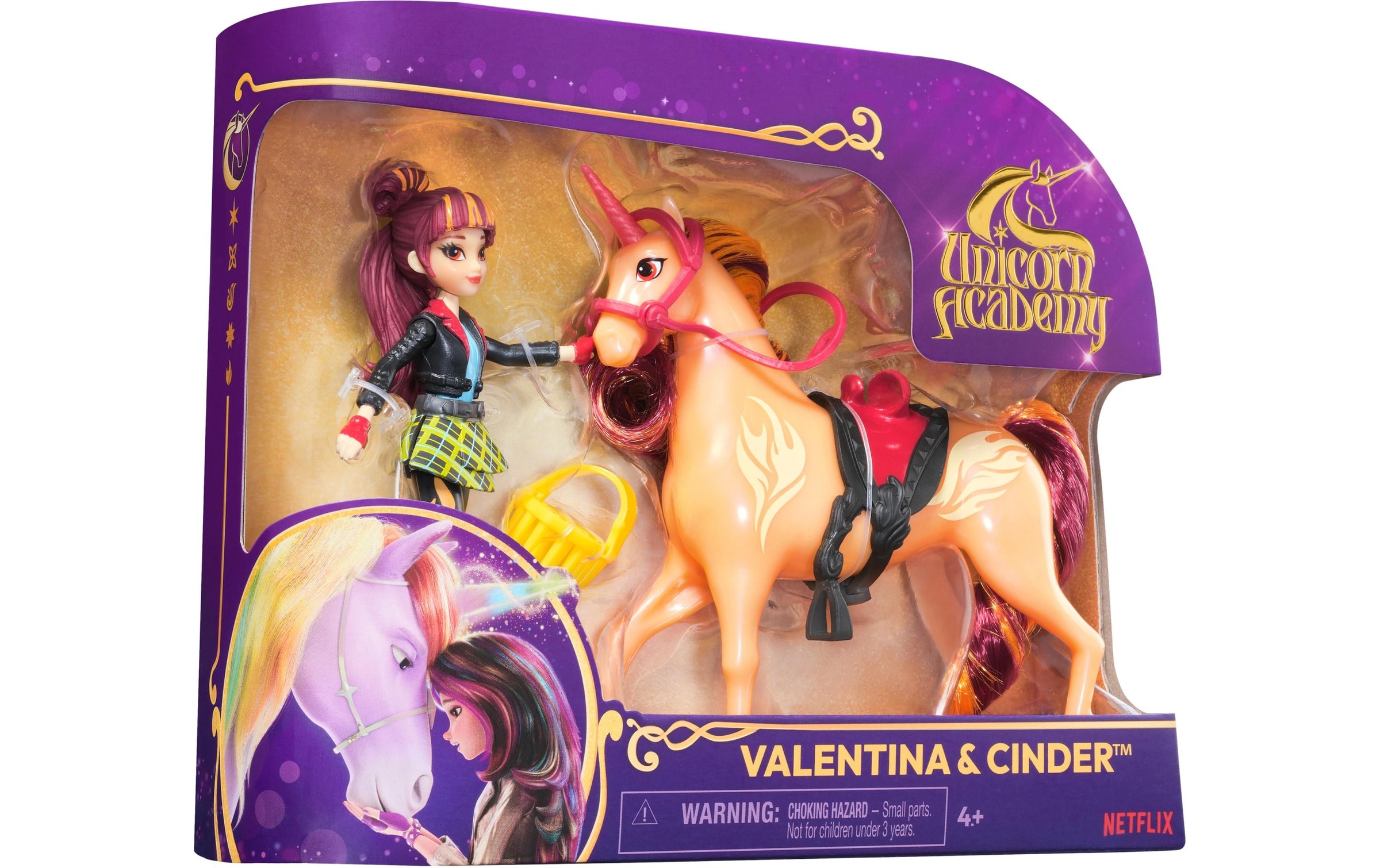 Spin Master Anziehpuppe »Unicorn Academy Valentina Doll & Cinder Unicorn«