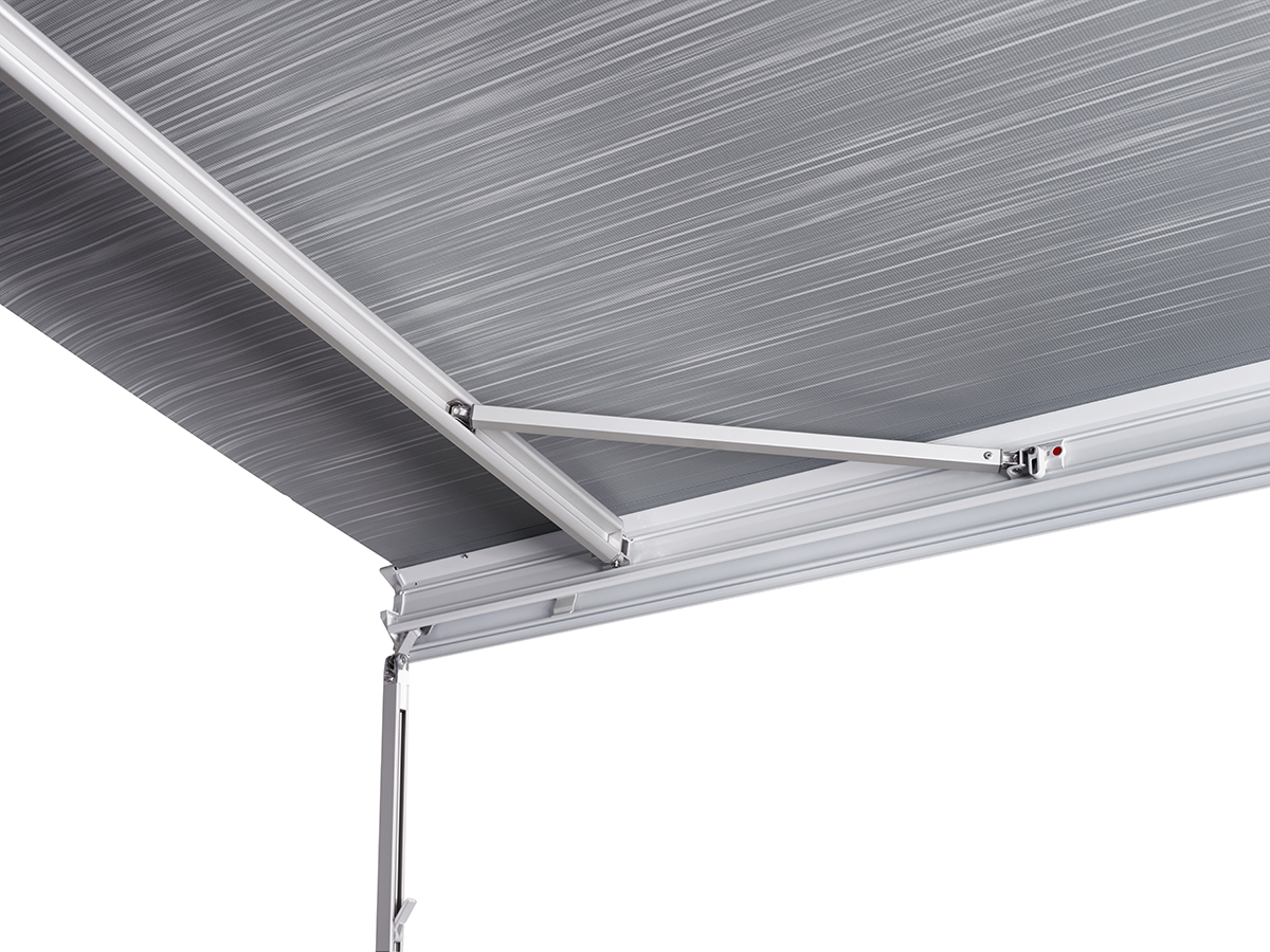 Thule Omnistor 9200 wit 400 Mystic Grey cassetteluifel