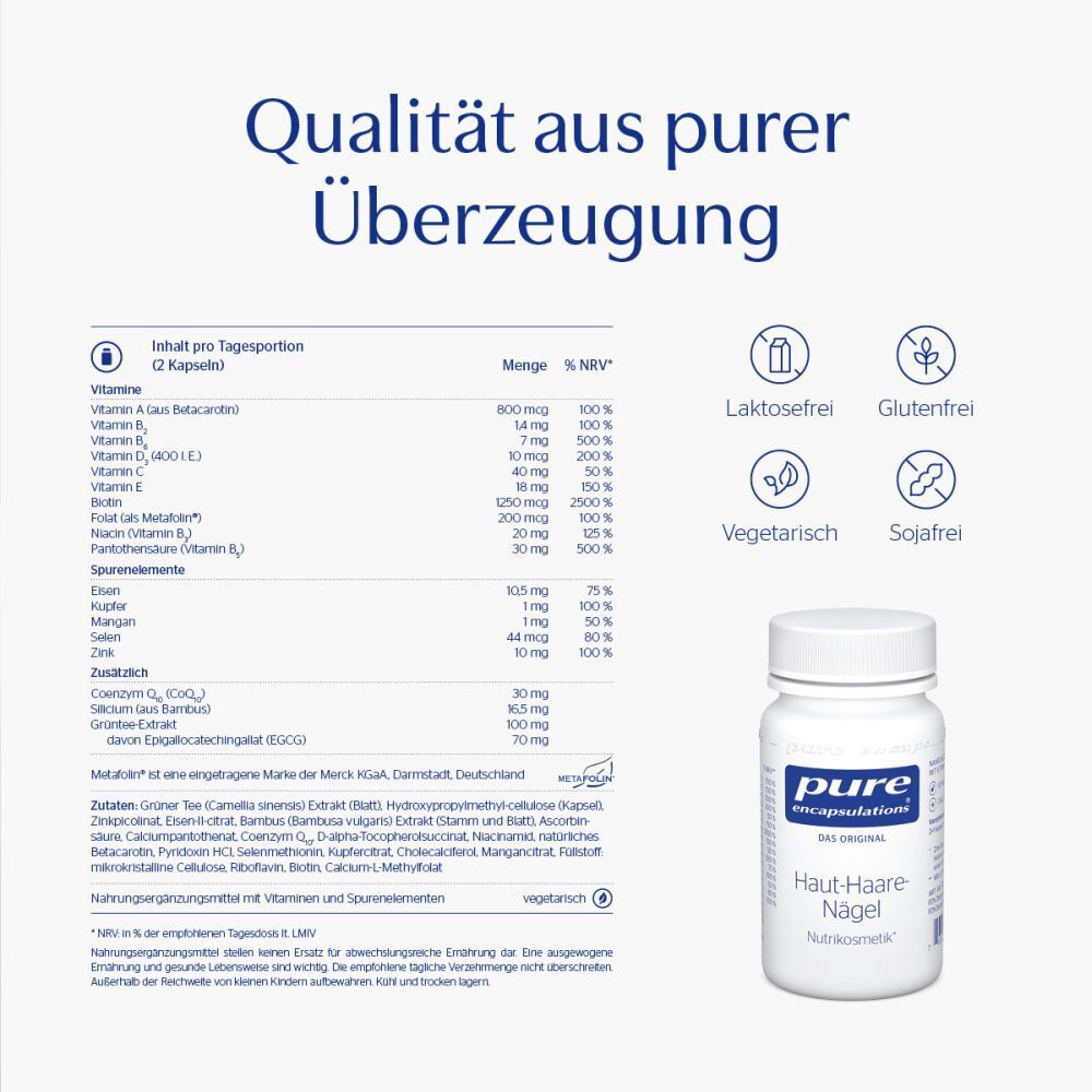 Pure Encapsulations® Haut-Haare-Nägel