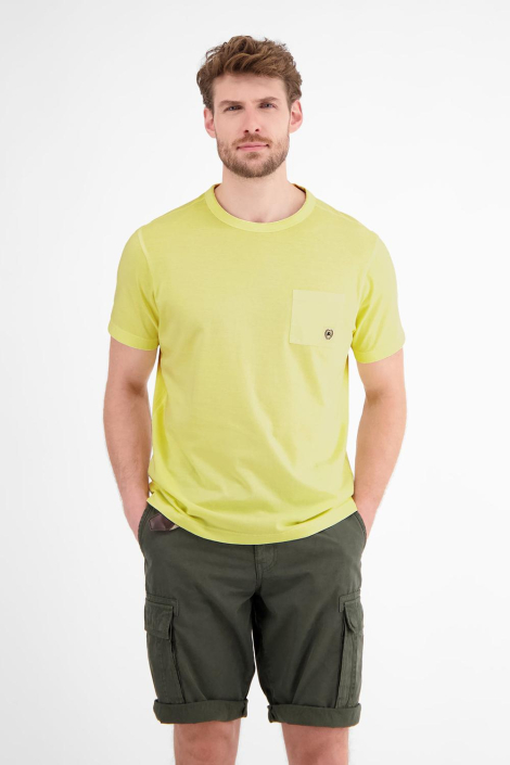 Lerros gele heren t-shirt