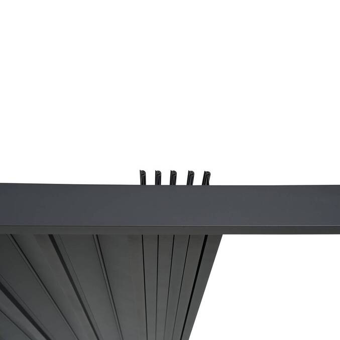 Pergola bioclimatique rétractable EVORA Gris