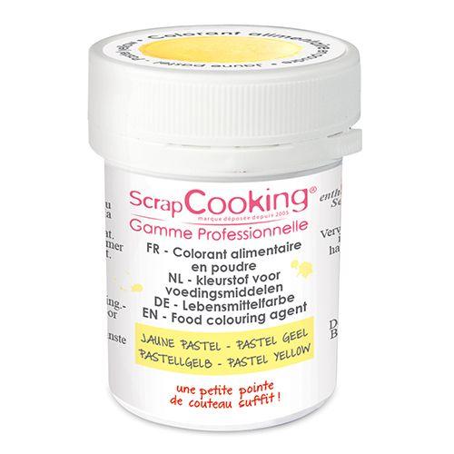 Colorant alimentaire en poudre 5 g - jaune pastel Scrapcooking