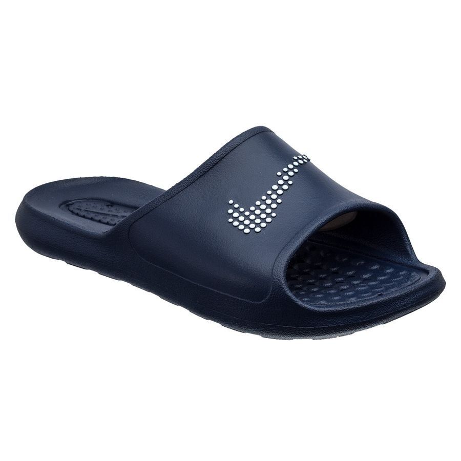 Nike Claquettes Victori One Shower - Bleu Marine/Blanc