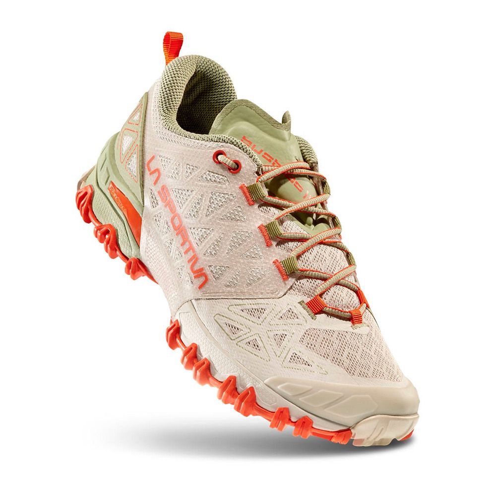 La Sportiva BUSHIDO II - Chaussures trail Femme tea/cherry tomato