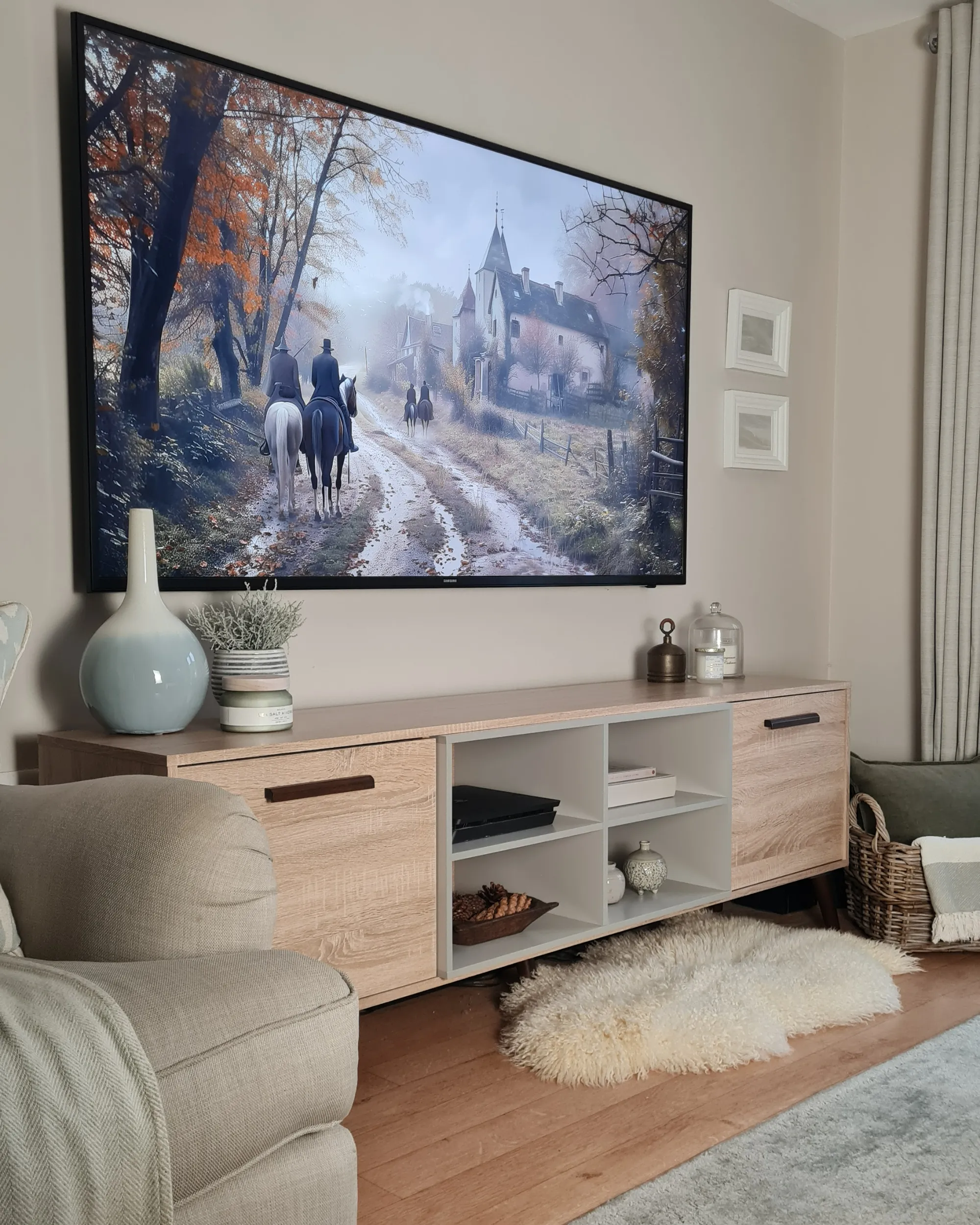 TV-meubel ALLOA Grijs