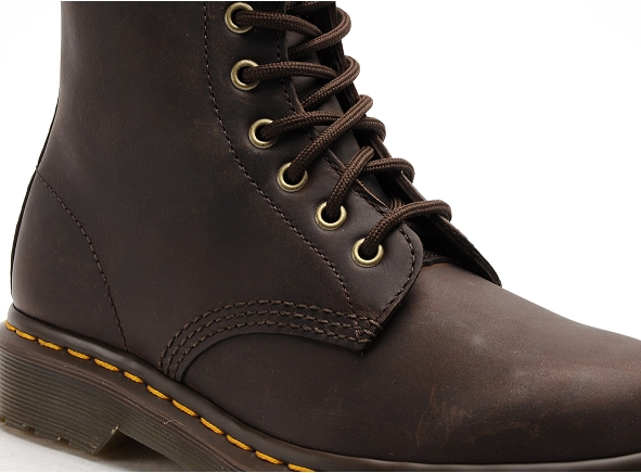 Dr martens boots bottine plates femme 1460 gaucho marron