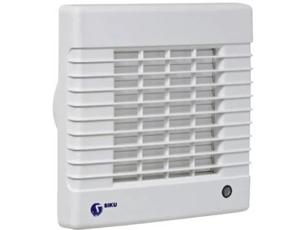 Siku 125 AZTL, Væg, Badeværelse, Køkken, Restaurant, Toilet, Hvid, Plast, IP24, 185 m³/t