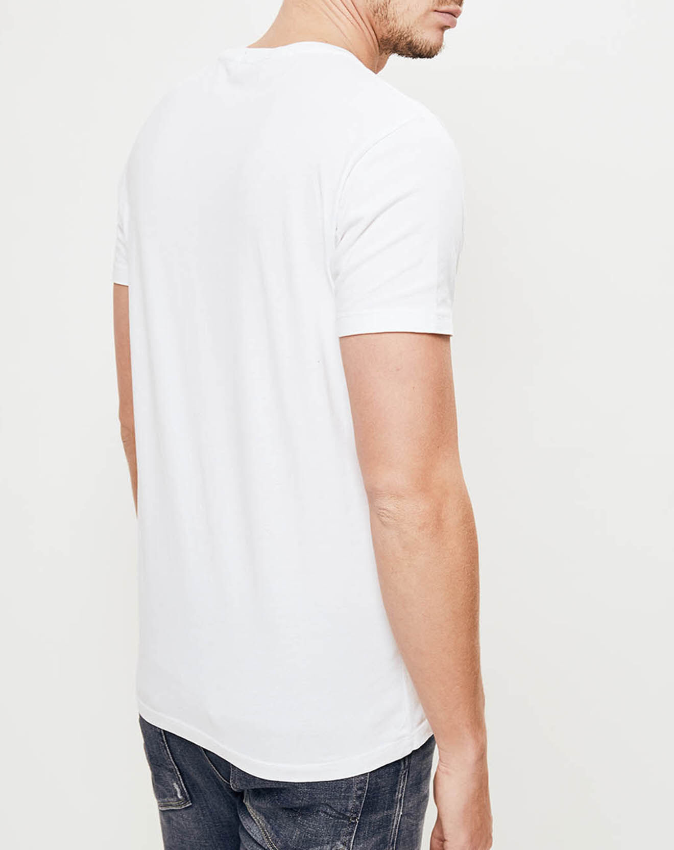 Replay T-Shirt Logo Batwin blanc