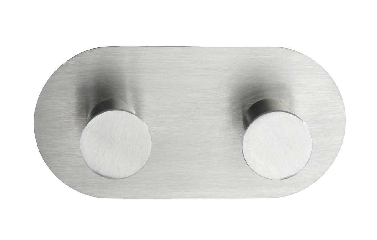 Wenko Edelstahl Wandhaken CONA DUO