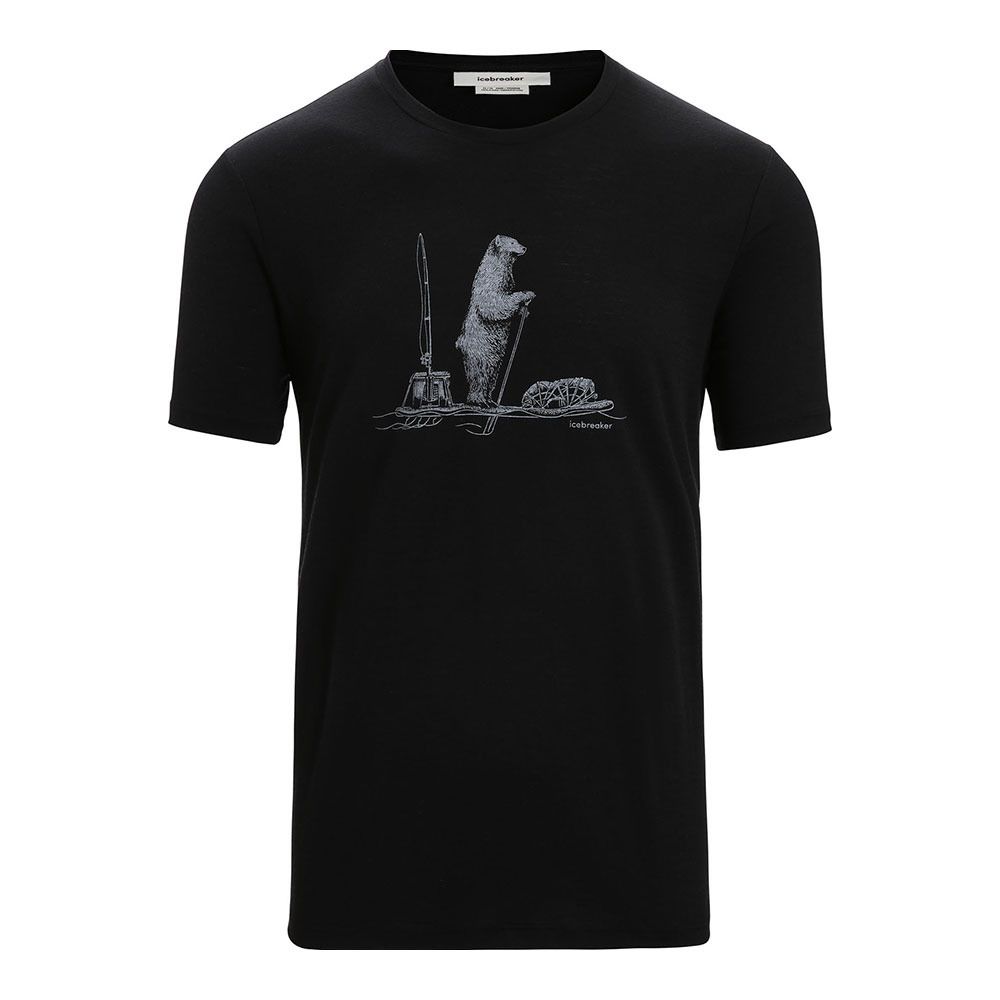Icebreaker TECH LITE II - Tee-shirt Homme black