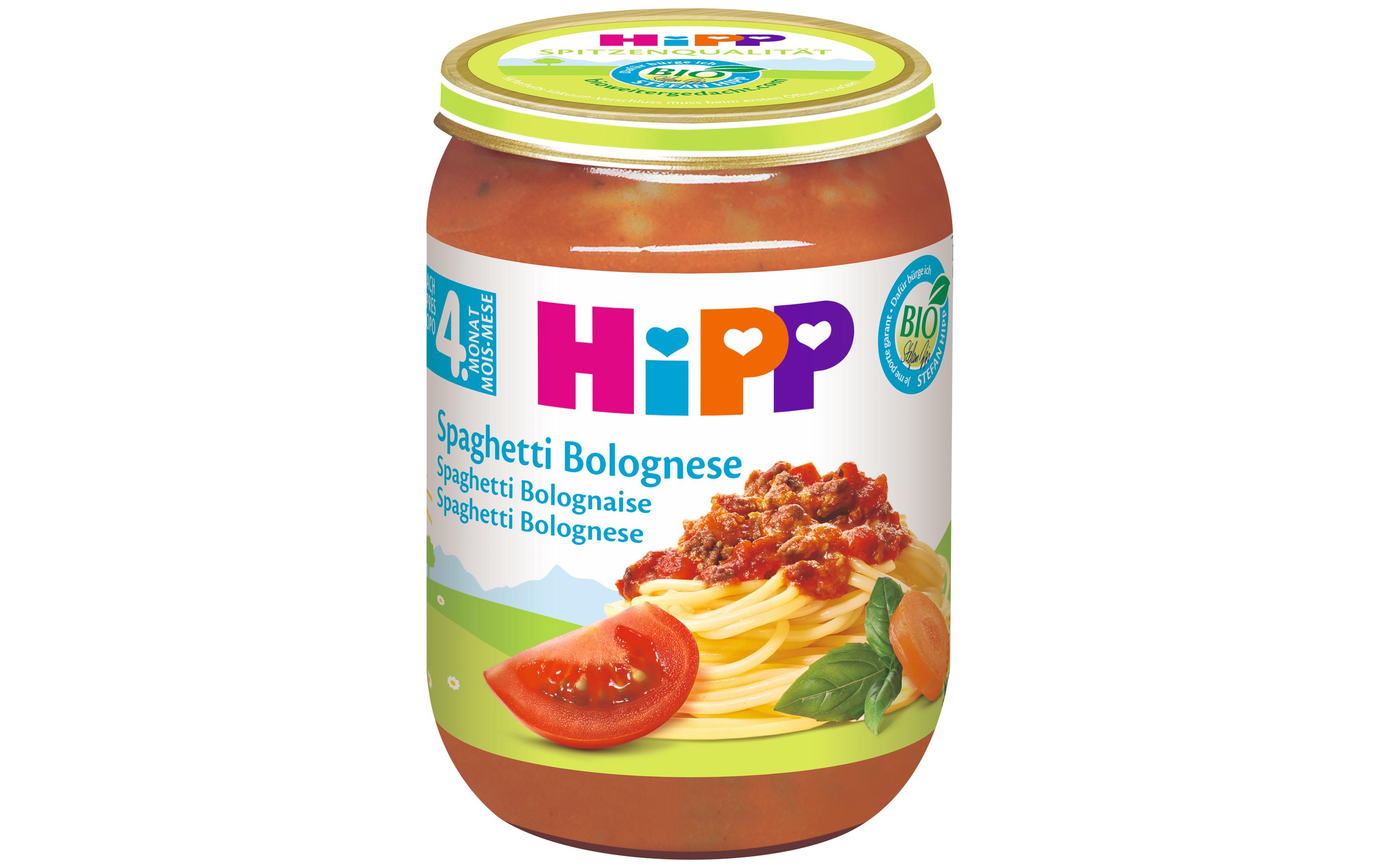 Menü Spaghetti Bolognese 190 gMenü Spaghetti Bolognese für Babys