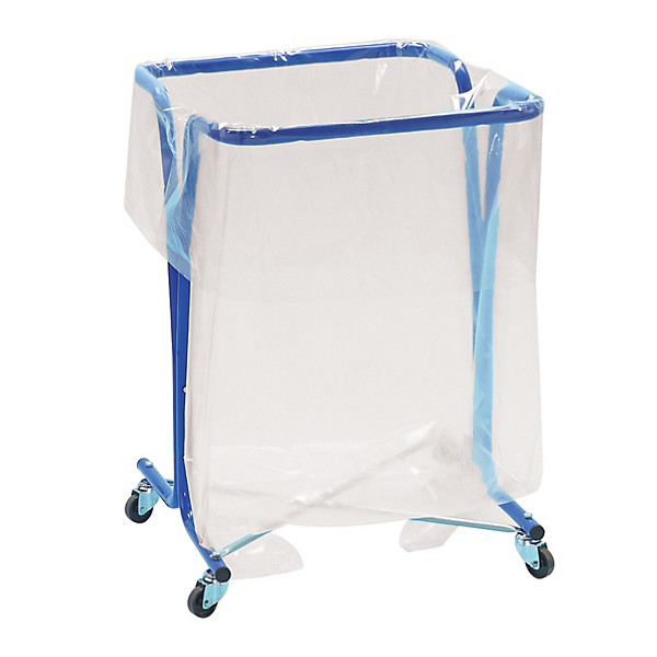 Sacs poubelle grand volume transparents 240 L, lot de 100