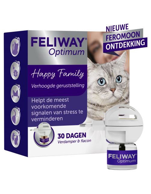 Feliway Optimum Startset - Anti stressmiddel - 48 ml Kat