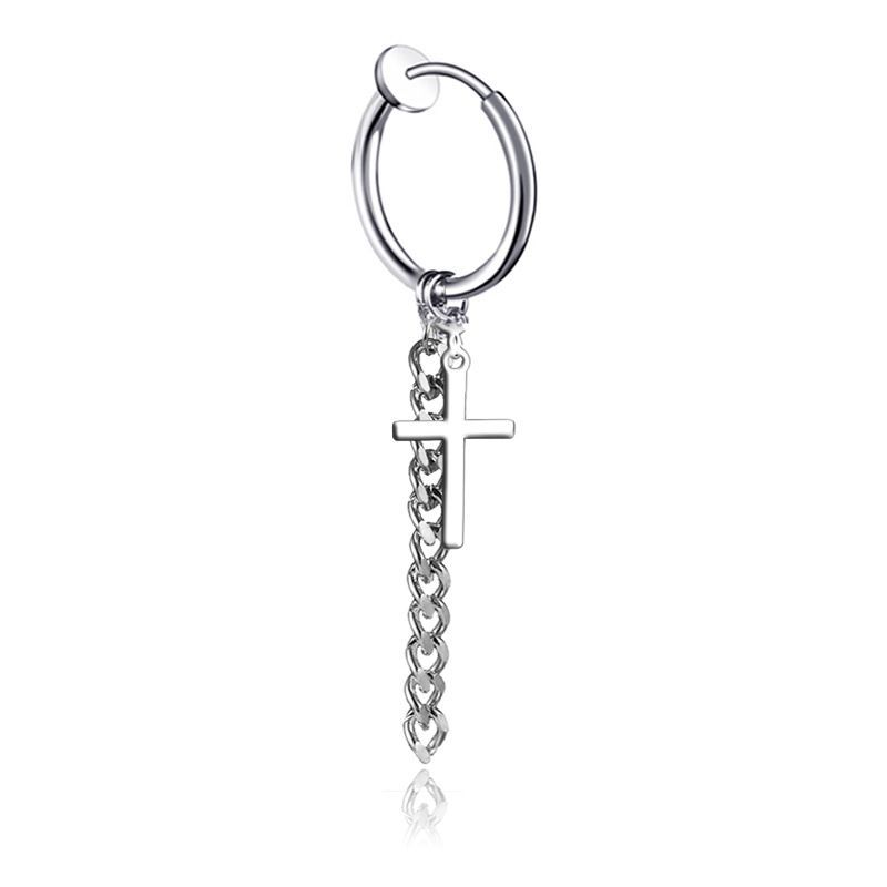 Prushia - Cross Huggie Oorbel