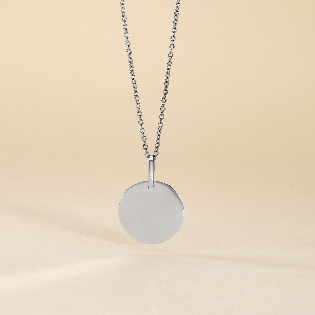 Pendentif Elisandre Argent Blanc