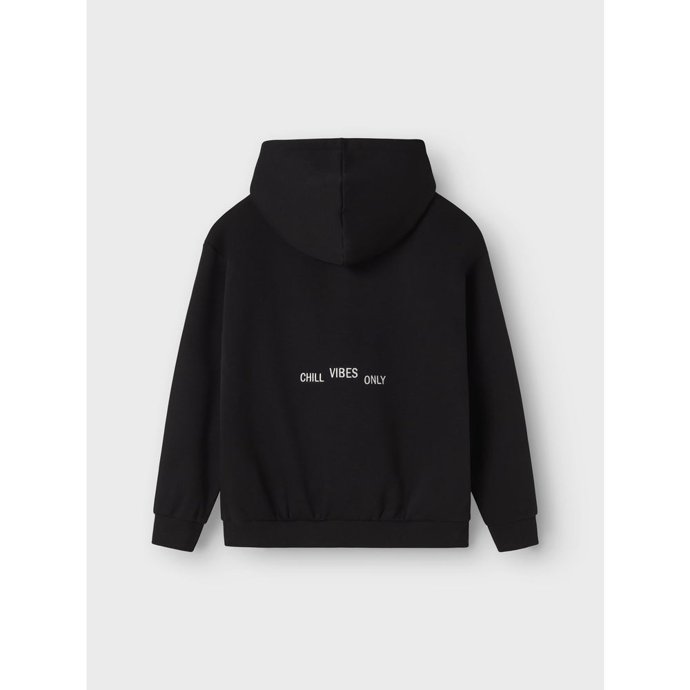 Køb Name It Black Nkmbronx Ls Rlx Swe Bru Wh Bf