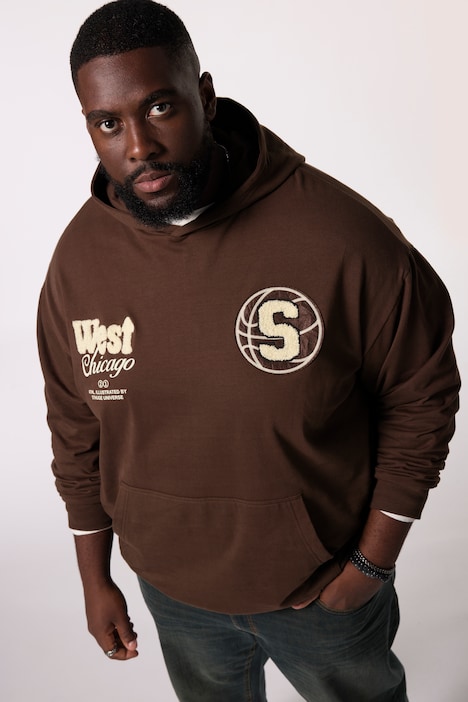 STHUGE Hoodie, oversized, Kapuze, bis 8 XL