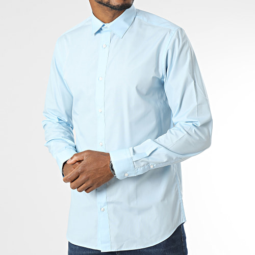 Chemise Manches Longues Victor Bleu Ciel