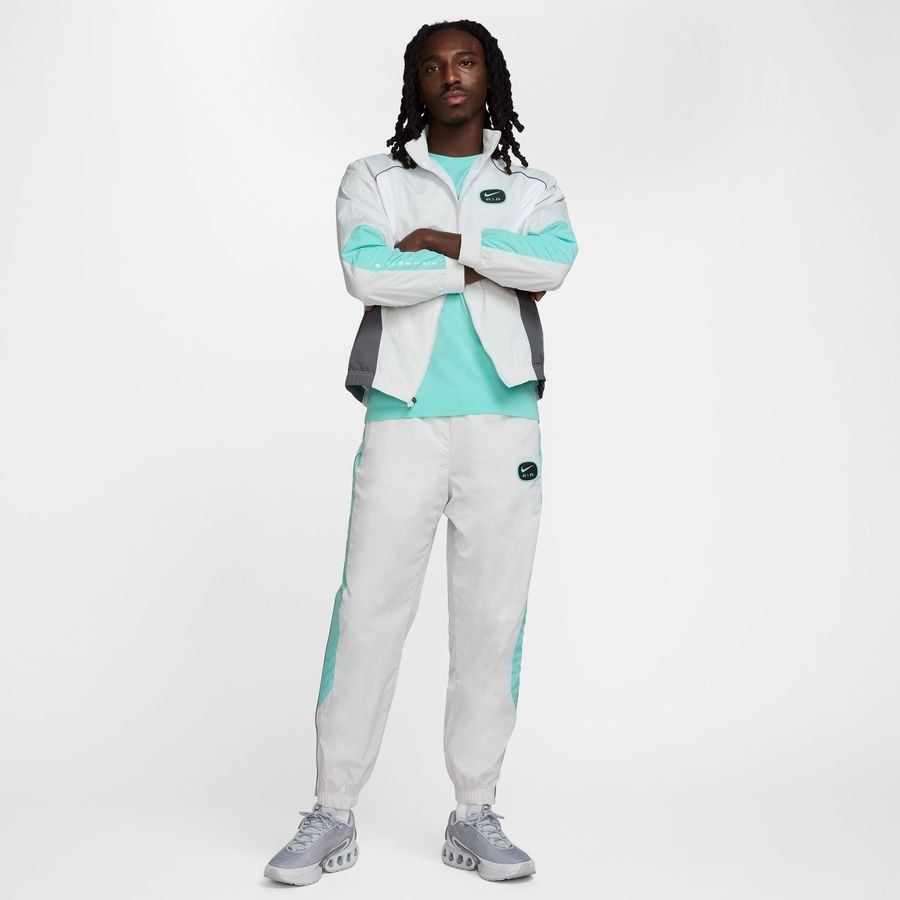 Nike Air Jogging NSW Woven - Blanc/Turquoise/Gris