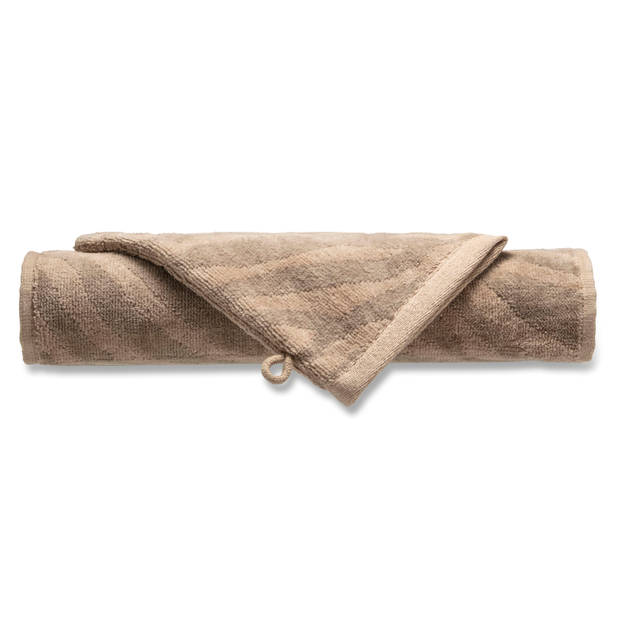 Blokker Washandje Zebra - 16x21 cm - Beige/Crème