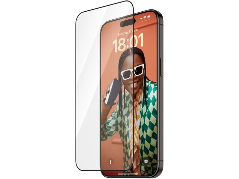Panzerglass Displayschutz Refresh  iPhone 15 Pro Max Displayschutzfolie mit Applicator und 45% recyceltem Glas für das Apple iPhone 15 Pro Max