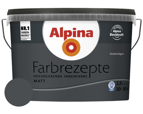 Alpina muurverf kleur recepten Dark Elegance 2.5 l