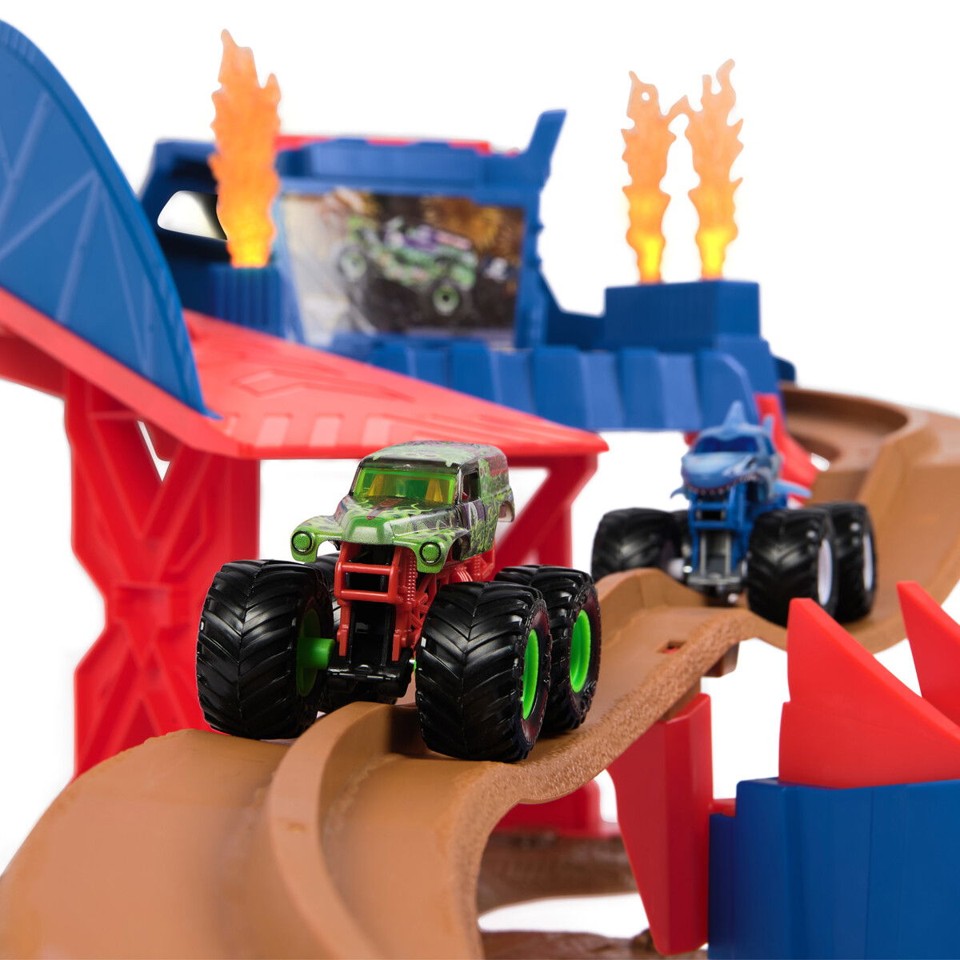 Monster Jam - 1:64 Super Charger Speedway legesæt
