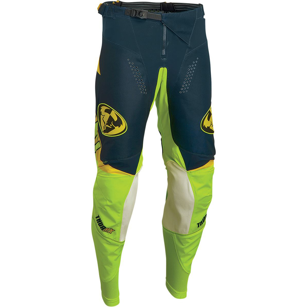 Thor Motocross - Pantalon Pulse 04 LE Navy / Vert / Jaune