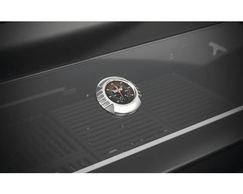 Tenneker® Gasgrill Halo Power Zone TG 4 180,4 x 61 x 117,5 cm 4-pits + zijbrander, gietijzeren rooster, platformsysteem, glazen inzetstuk in het deksel