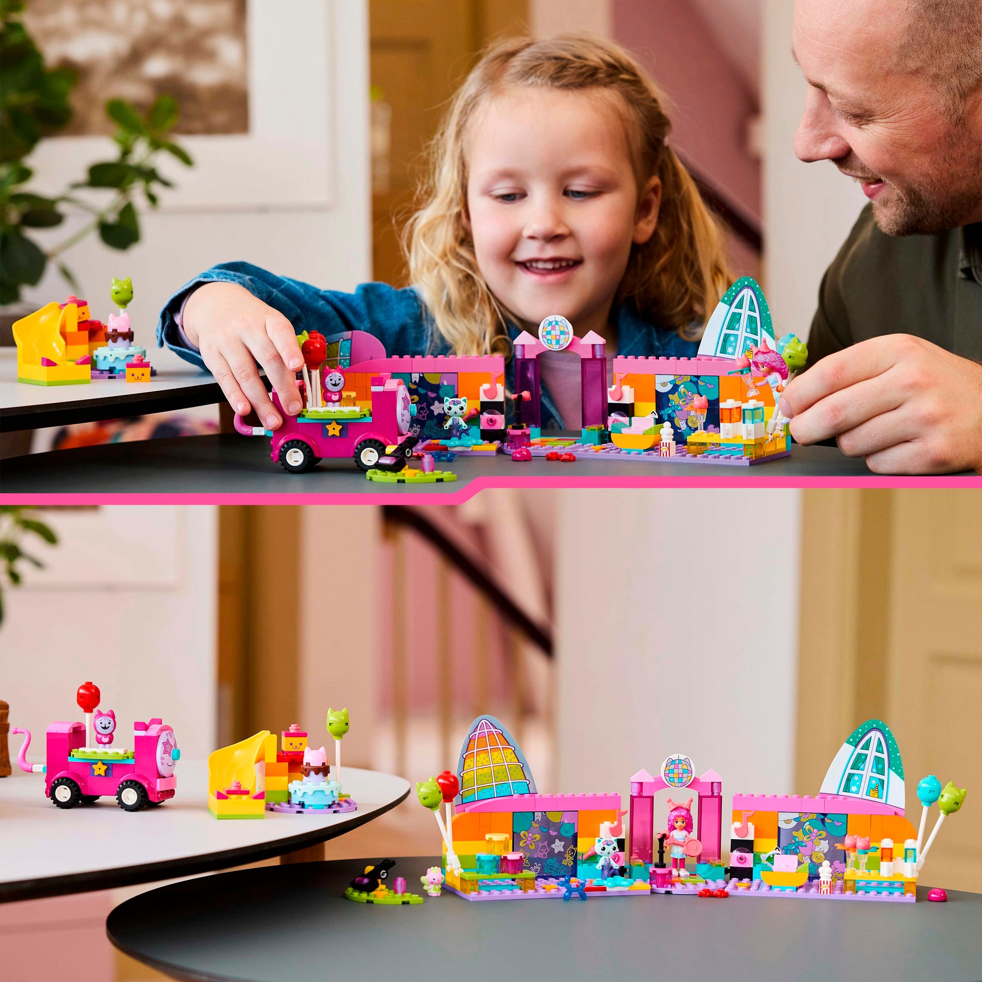 LEGO Konstruktionsspielzeug Gabby's Dollhouse Gabbys Partyraum