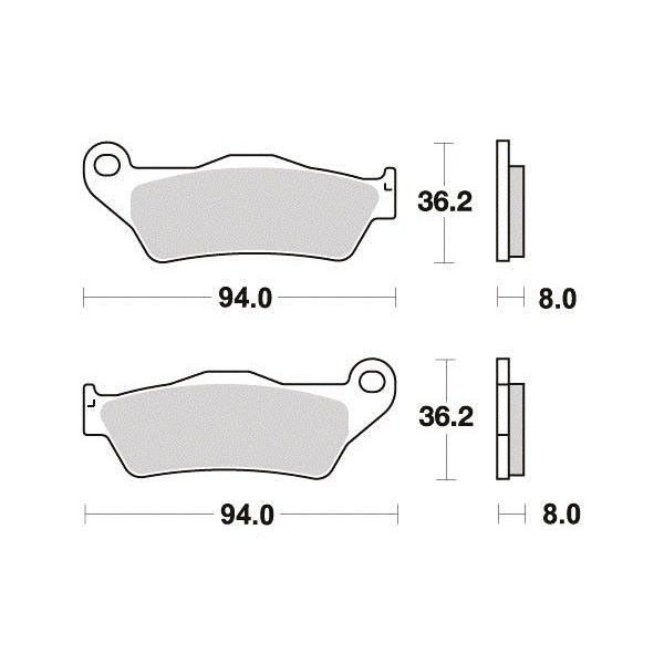 Sifam - Plaquettes de frein S1082N