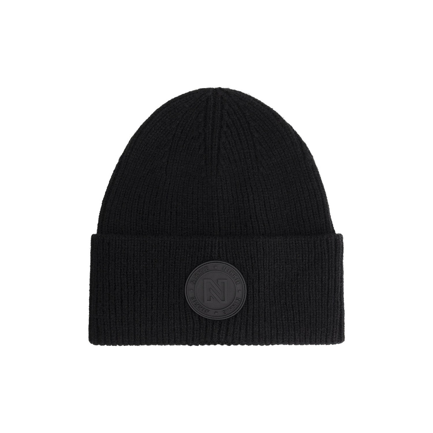 NIKKIE  Round Patch Beanie