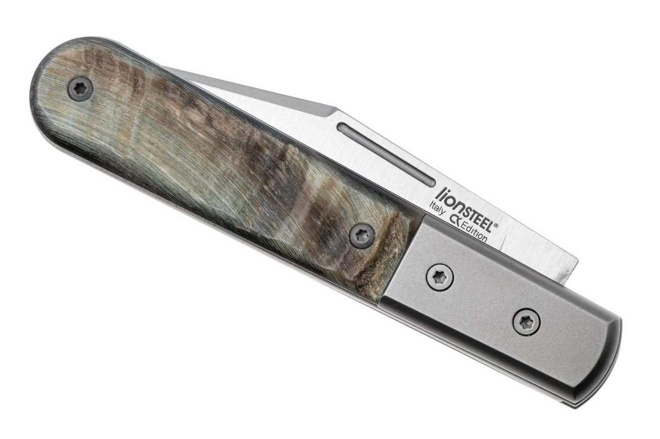 LionSteel Shuffler Barlow CK0112-RM Ramshoorn, zakmes