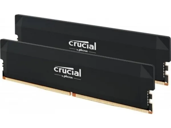 Crucial Pro OC - DDR5 - sæt - 64 GB: 2 x 32 GB - DIMM 288-PIN - 3000 MHz / PC5-48000 - CL40 - 1.35 V - ikke bufferet - on-die ECC - sort