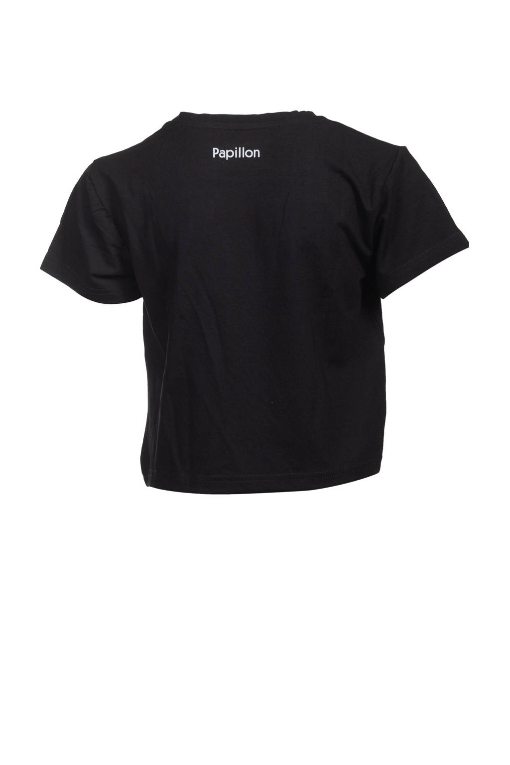 Papillon sportshirt zwart