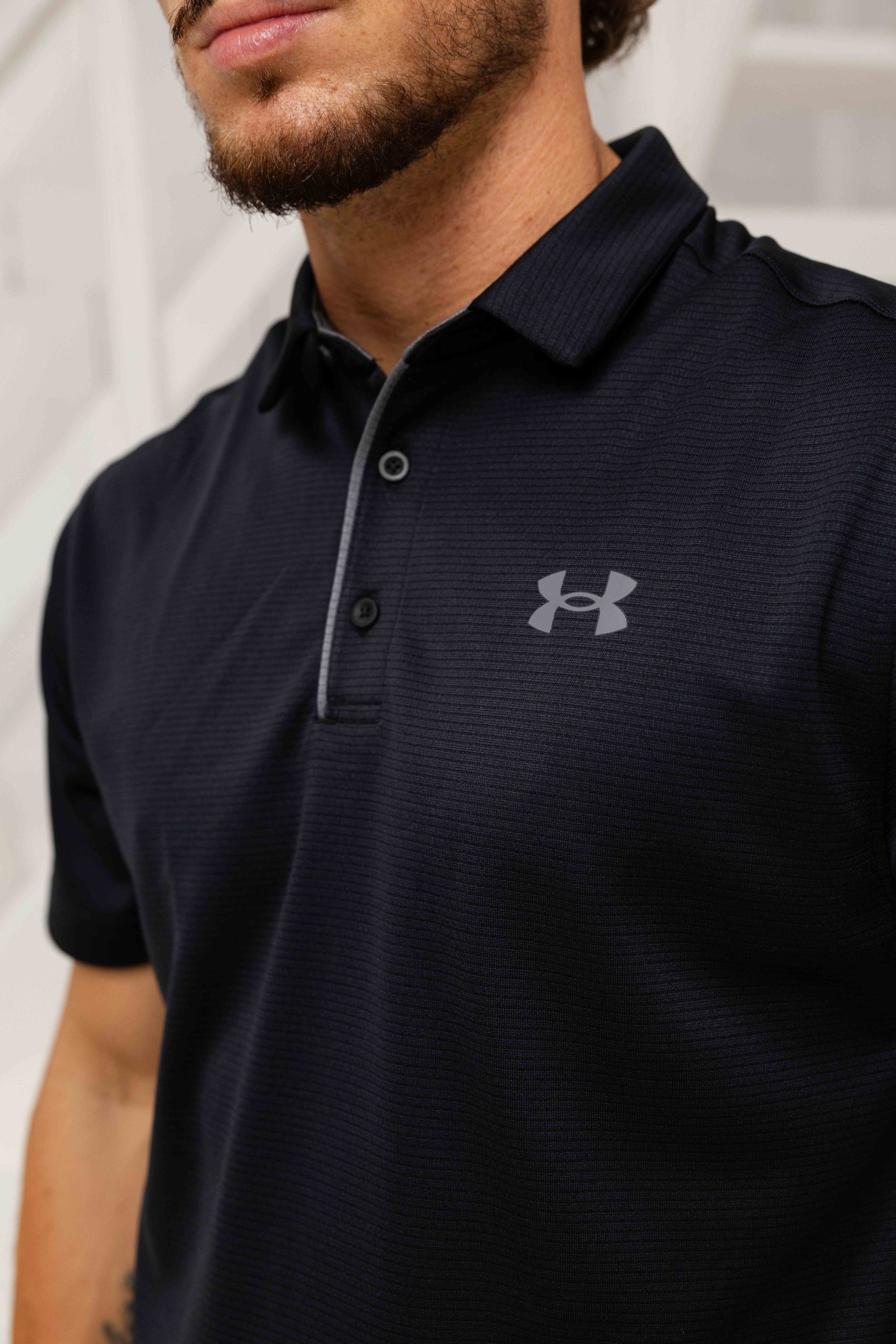 Under Armour Tech Polo Heren Zwart