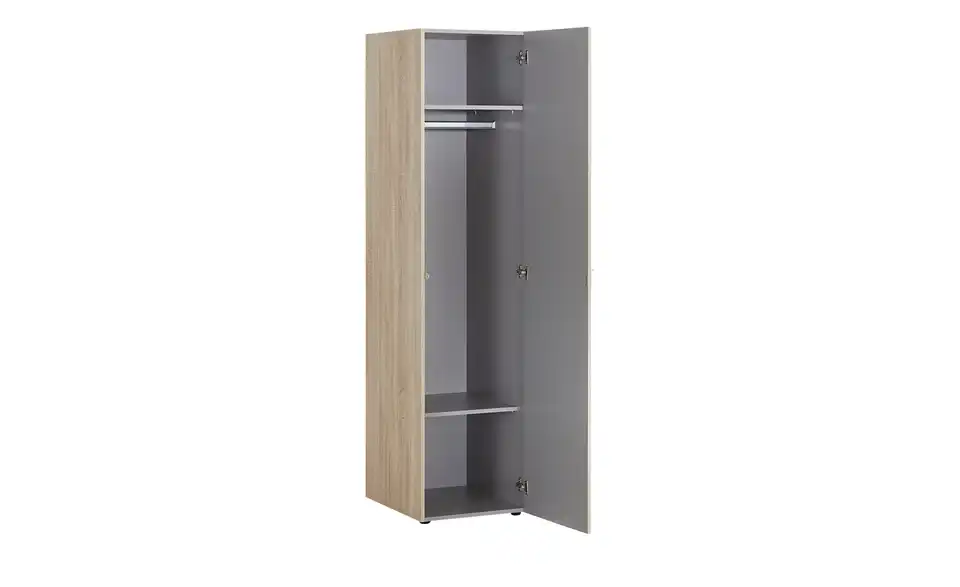 Kleiderschrank Multischrank-System 45 cm Eiche sägerau (Nachbildung)