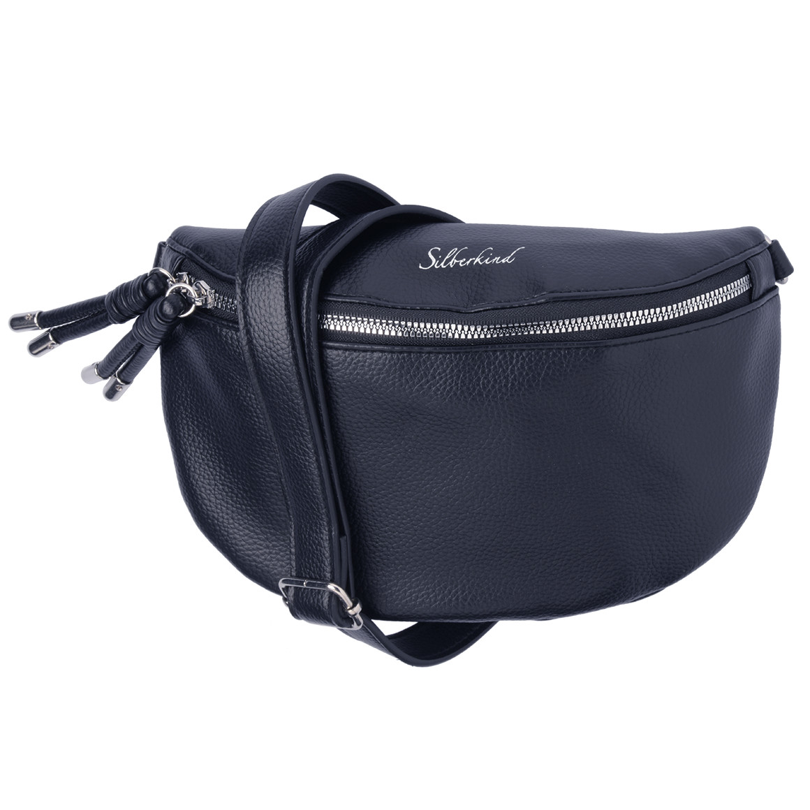 Gina Benotti Damen Hip-Bag aus Lederimitat dunkelblau