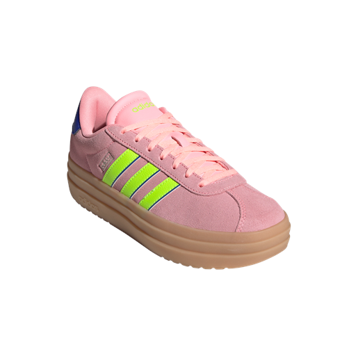 Adidas VL Court Bold Sneakers, Pink Spark/Lucid Lemon/Lucid Blue, 40
