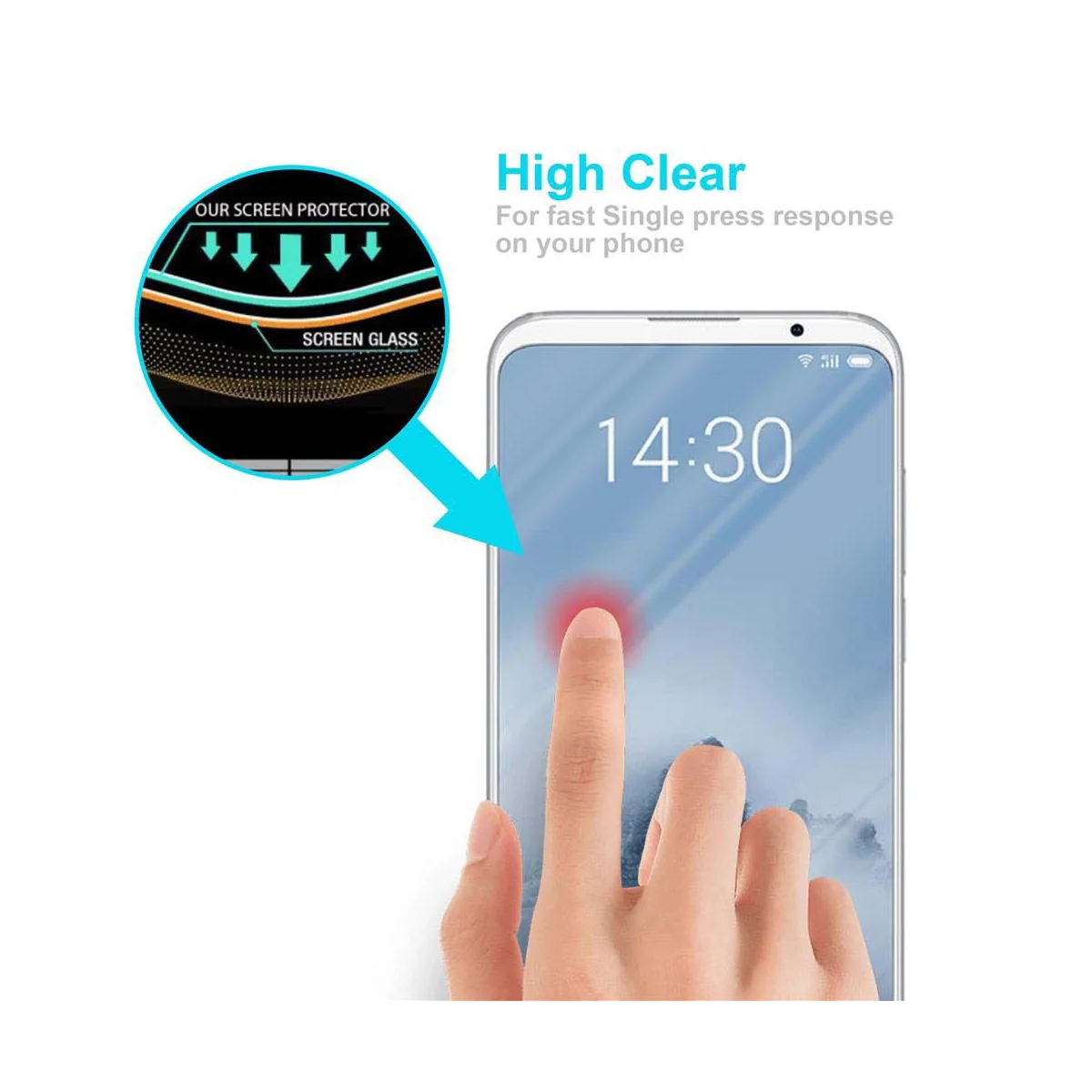 MEIZU 16TH Skjermbeskytter Skärmskydd