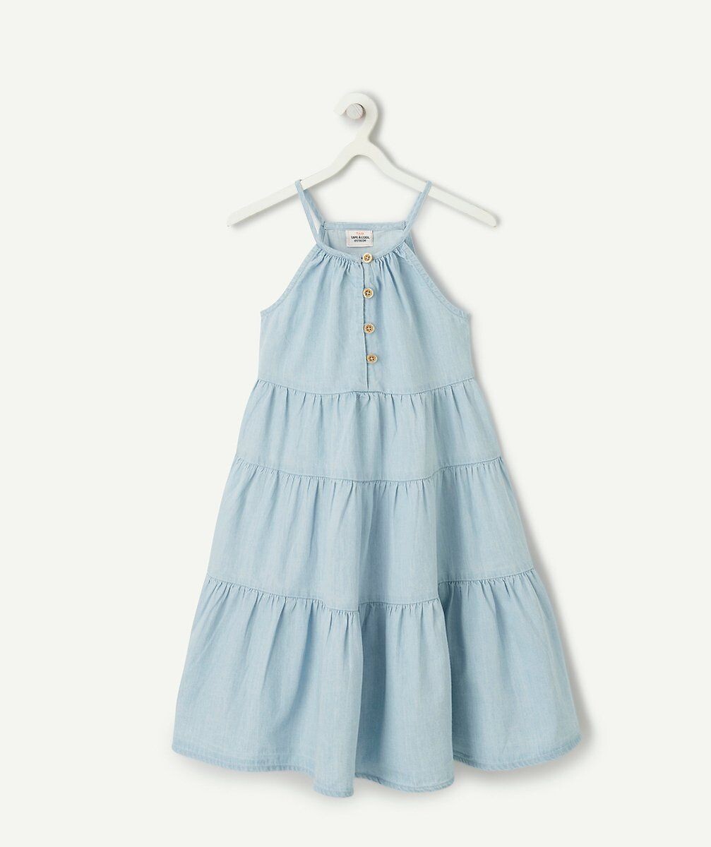 TAPE A L'OEIL<br>Vestido jeans com alças finas
