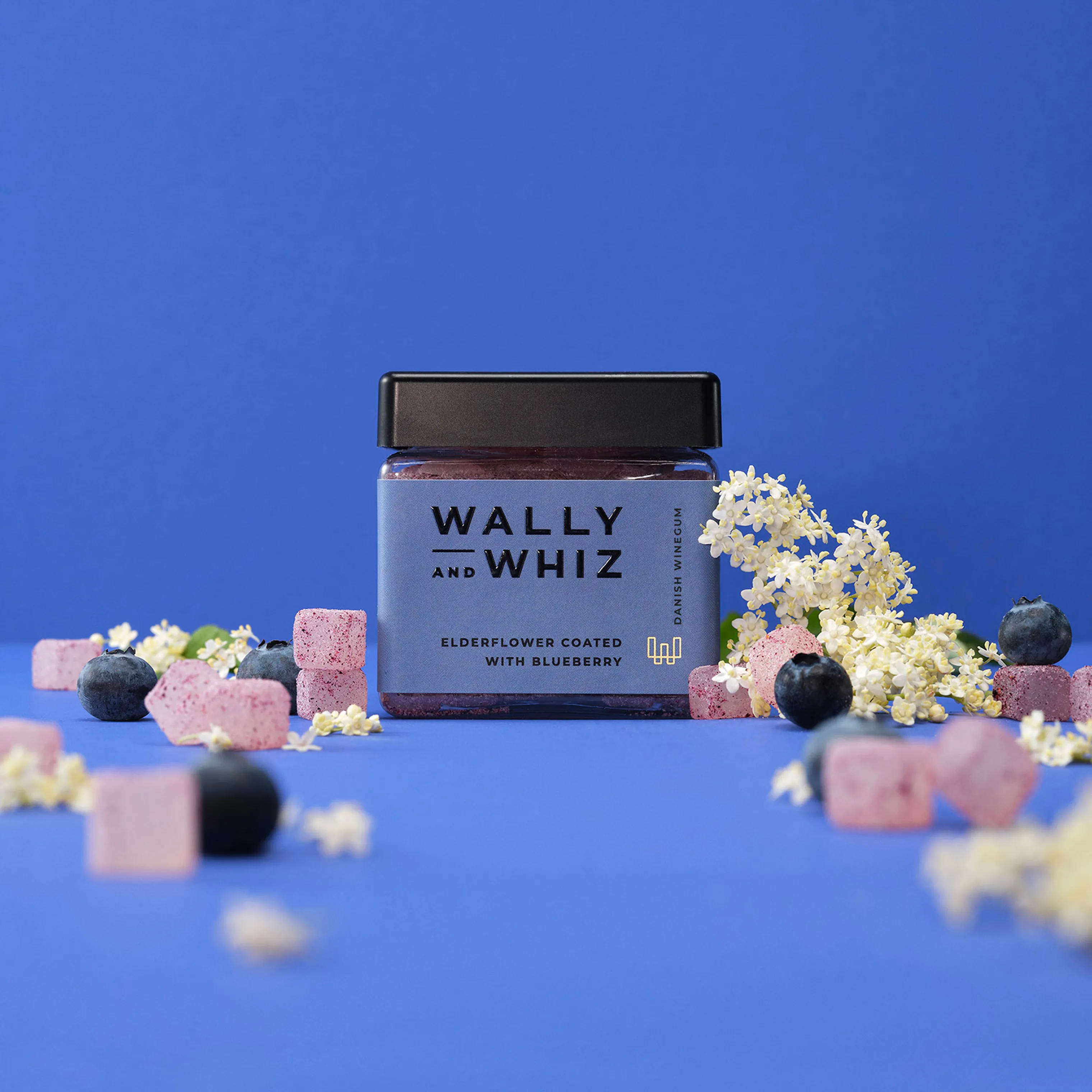 Wally and Whiz Vingummi - Hyldeblomst med blåbær